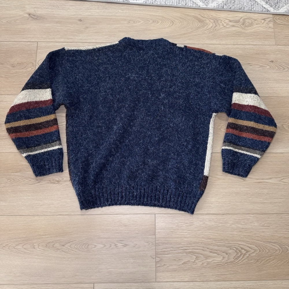 VINTAGE‎ 90'S ETCHINGS COOGI/ COSBY/ HIP-HOP CHUNKY KNIT SWEATER MENS LARGE - Picture 2 of 8